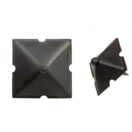 Ćwiek gwóźdź ozdobny piramida 40x40mm czarny mod.3