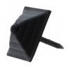 Ćwiek gwóźdź ozdobny piramida 30x30mm czarny mod.6