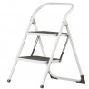 Drabinka rozkładana 2 stopnie biała udźwig 150kg 47x57x76mm mod.480