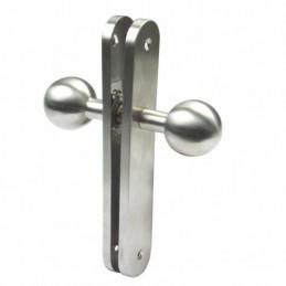 Gałka 11GP podwójna obrotowa INOX