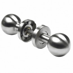Gałka 11GR podwójna obrotowa INOX