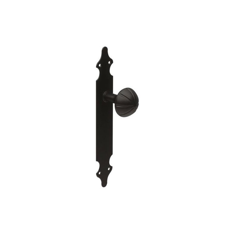 Gałka obrotowa czarna długi szyld 280x45mm mod.18