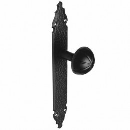 Gałka czarna obrotowa długi szyld 280x45mm mod.19