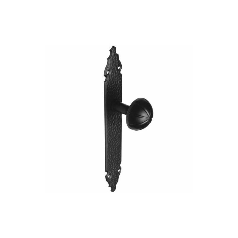 Gałka czarna obrotowa długi szyld 280x45mm mod.19