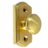 Gałka z szyldem 60x30mm mosiężna mod.20