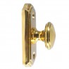 Gałka z szyldem 60x30mm mosiężna mod.20