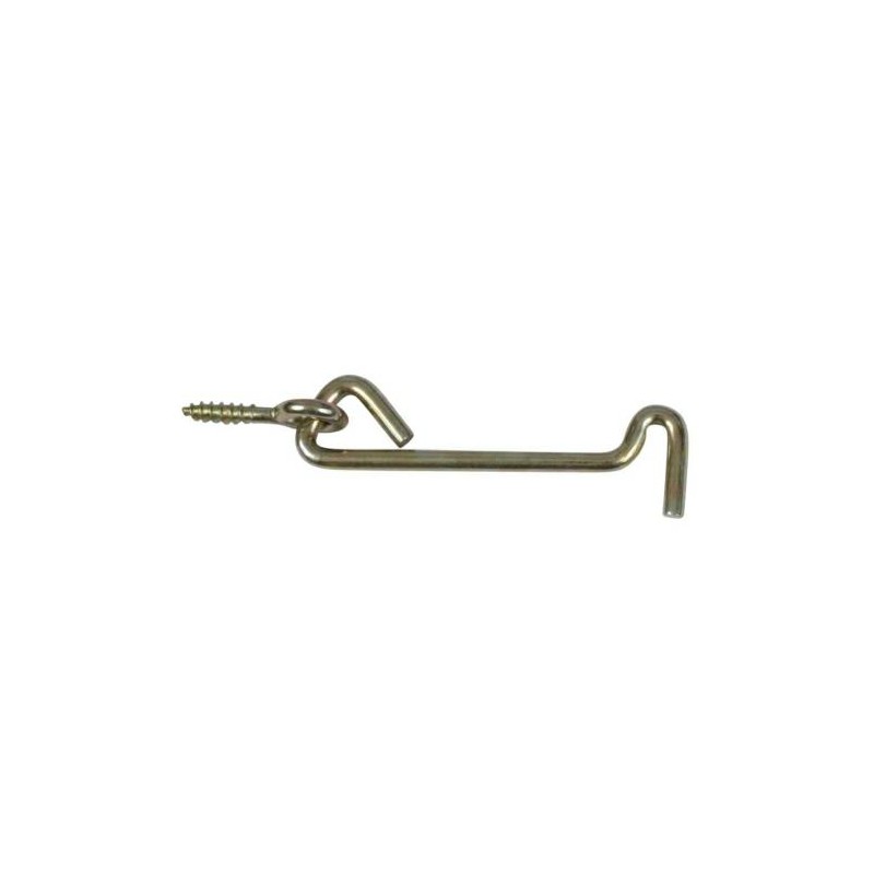 Hak IPA 105mm żółty ocynk zamknięcie hakowe przykręcane mod. 21343