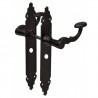 Klamka czarna WC 70mm 280x45mm AMIG mod.100P W70