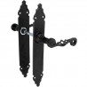 Klamka czarna bez otworu długi szyld 280x45mm mod.102P AMIG