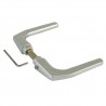 Klamka AMIG 2114 aluminium srebrna