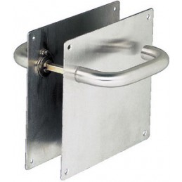 Klamka bez otworu INOX szyld 180x180mm mod. 3C AMIG