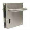 Klamka na wkładkę szyld 180x180mm INOX AMIG mod. 4CB47