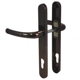 Klamka Balmoral FRENCH L/L na wkładkę 92mm brąz