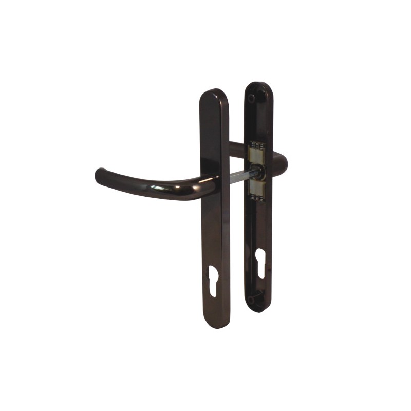 Klamka Balmoral FRENCH L/L na wkładkę 92mm brąz