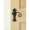 Klamka drzwiowa Curly 165x51x5 czarna