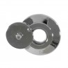 Klapka wewnętrzna wizjera 16mm chrom połysk szyld 45mm mod. 2