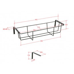 Kosz na kwiaty 34-40x16x12 pro. reg