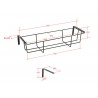Kosz na kwiaty 34-80x16x12 regulowany