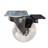 Kółko transparentne 50mm obrotowa płytka i hamulec 7240502