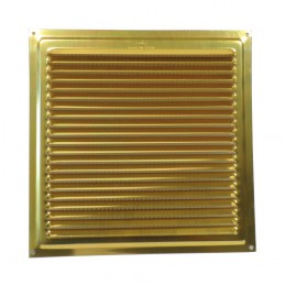 Kratka wentylacyjna 250x250mm z siatką mosiądzowana mod.1