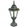 Lampa ogrodowa stojąca 470x250mm zieleń antyczna mod.3030