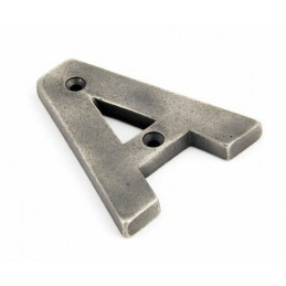 Litera "A" 78x8mm antyczna cyna