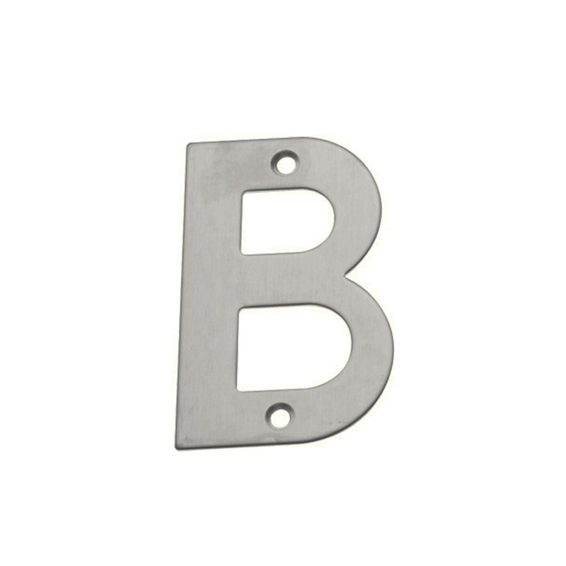 Litera "B"-10cm INOX