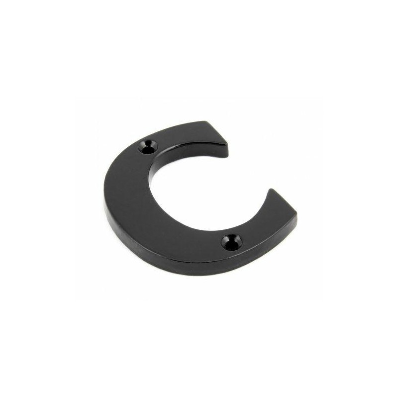 Litera "C" 78x8mm czarna