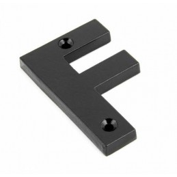 Litera "F" 78x8mm czarna