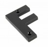 Litera "F" 78x8mm czarna