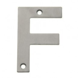 Litera "F"-10cm INOX