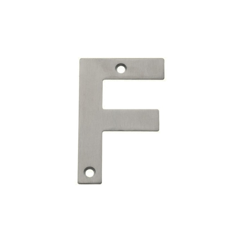 Litera "F"-10cm INOX