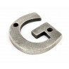 Litera "G" 78x8mm antyczna cyna