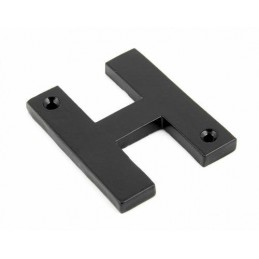 Litera "H" 78x8mm czarna