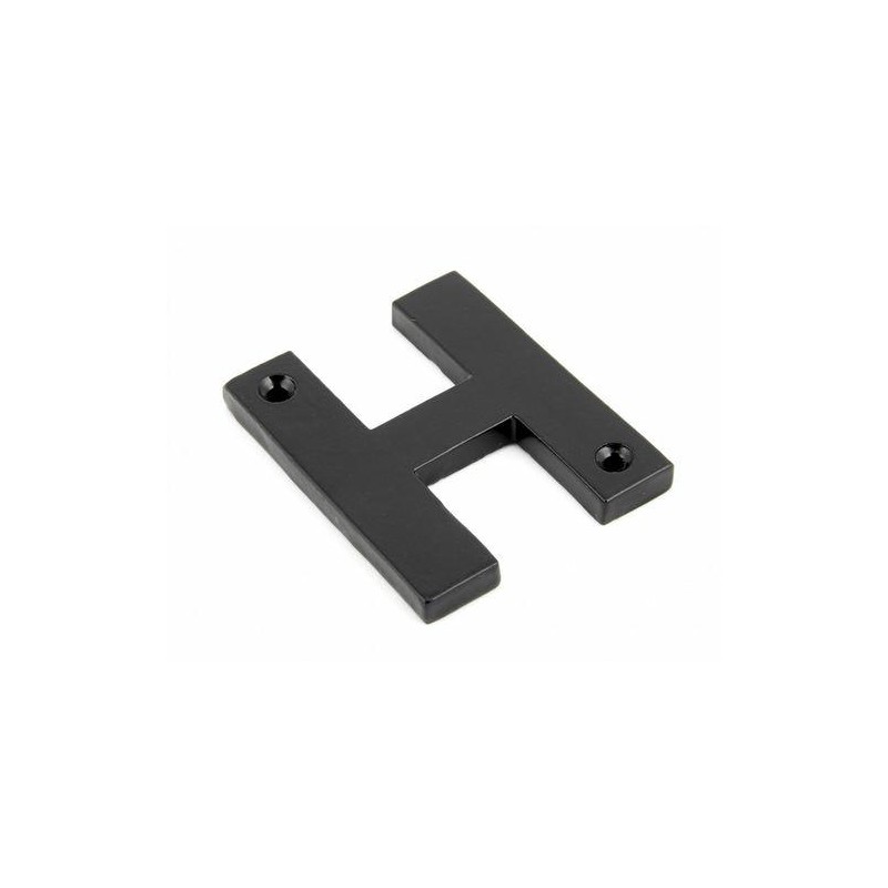 Litera "H" 78x8mm czarna