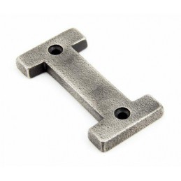 Litera "I" 78x8mm antyczna cyna