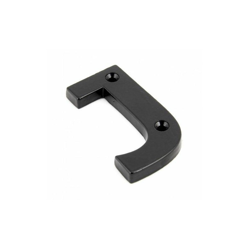 Litera "J" 78x8mm czarna