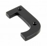 Litera "J" 78x8mm czarna
