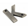 Litera "K" 78x8mm antyczna cyna
