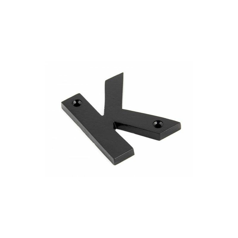 Litera "K" 78x8mm czarna