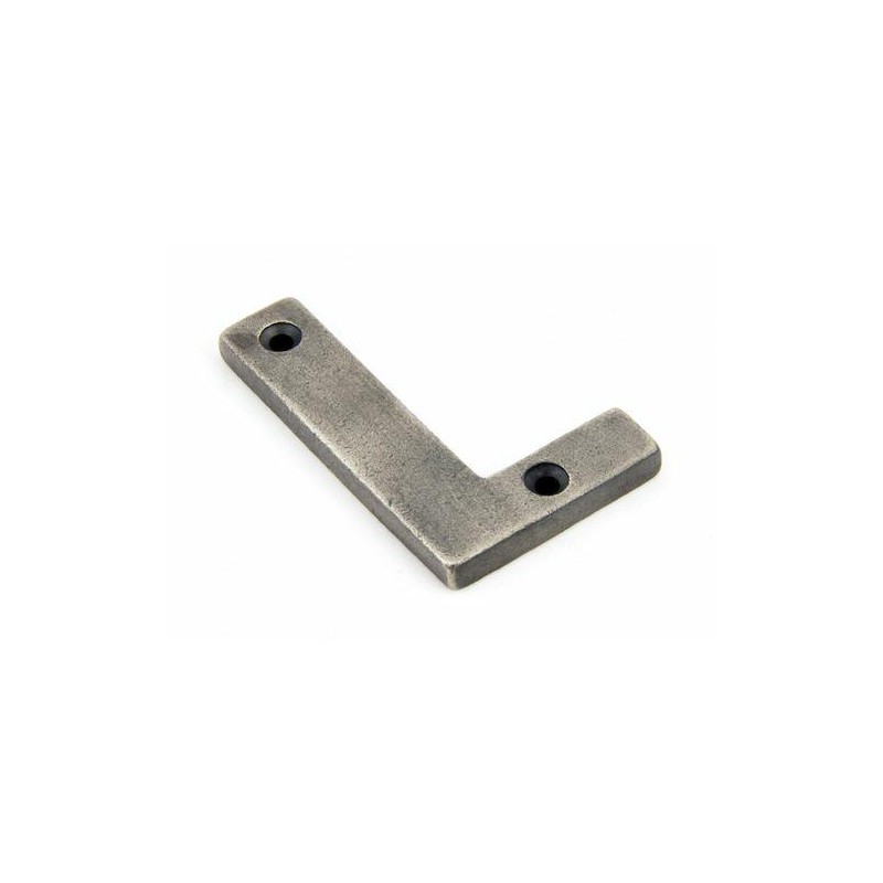 Litera "L" 78x8mm antyczna cyna