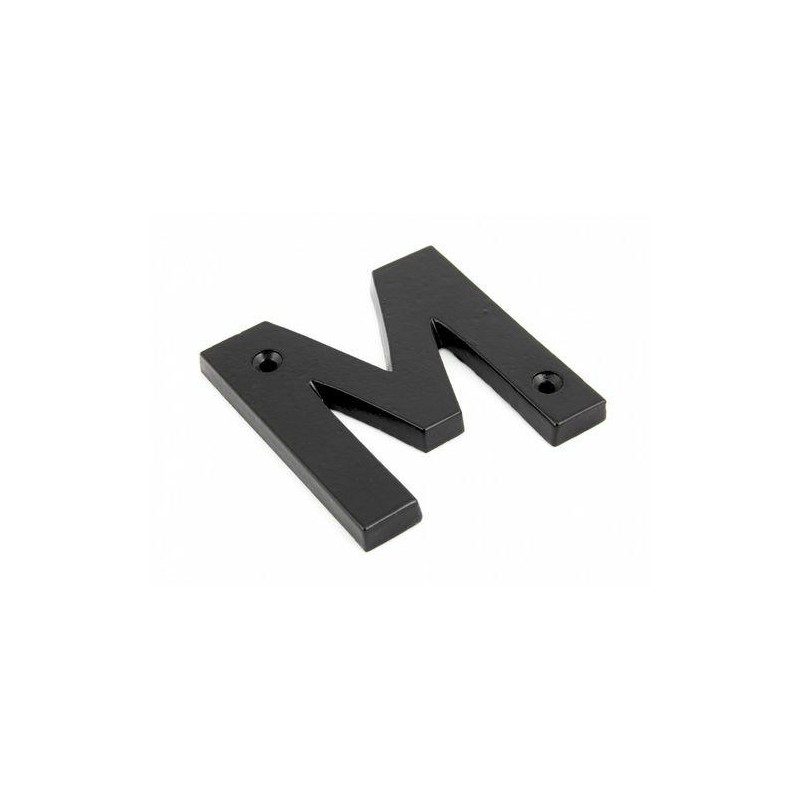 Litera "M" 78x8mm czarna