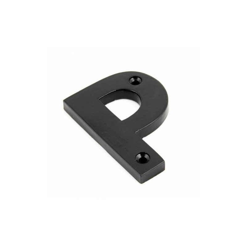 Litera "P" 78x8mm czarna