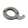 Litera "Q" 78x8mm antyczna cyna