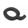 Litera "Q" 78x8mm czarna