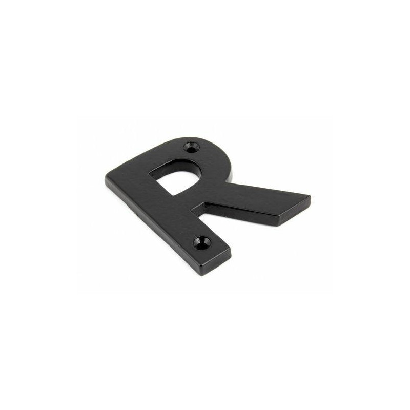 Litera "R" 78x8mm czarna