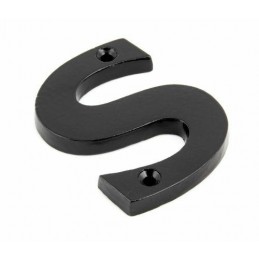 Litera "S" 78x8mm czarna