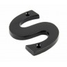 Litera "S" 78x8mm czarna