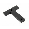 Litera "T" 78x8mm czarna