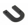 Litera "U" 78x8mm czarna